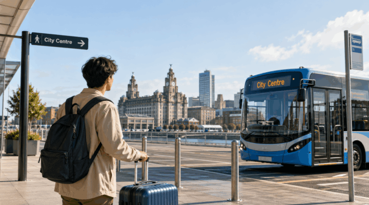Como sair do Aeroporto de Liverpool e chegar ao centro da cidade