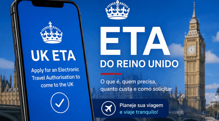 ETA do Reino Unido: o que é, quem precisa, quanto custa e como solicitar em 2026
